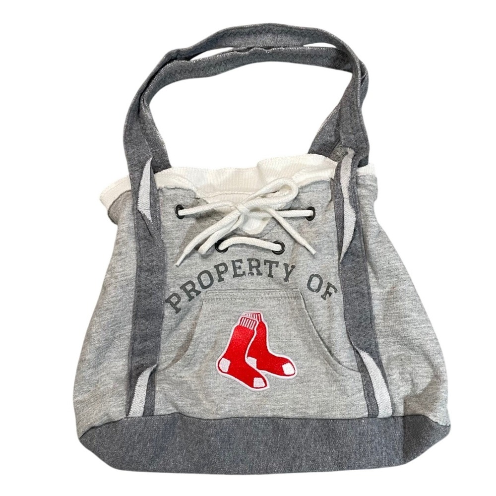 Boston Red Sox Hoodie Style Drawstring Tote purse pro-fan-ity MLB baseball